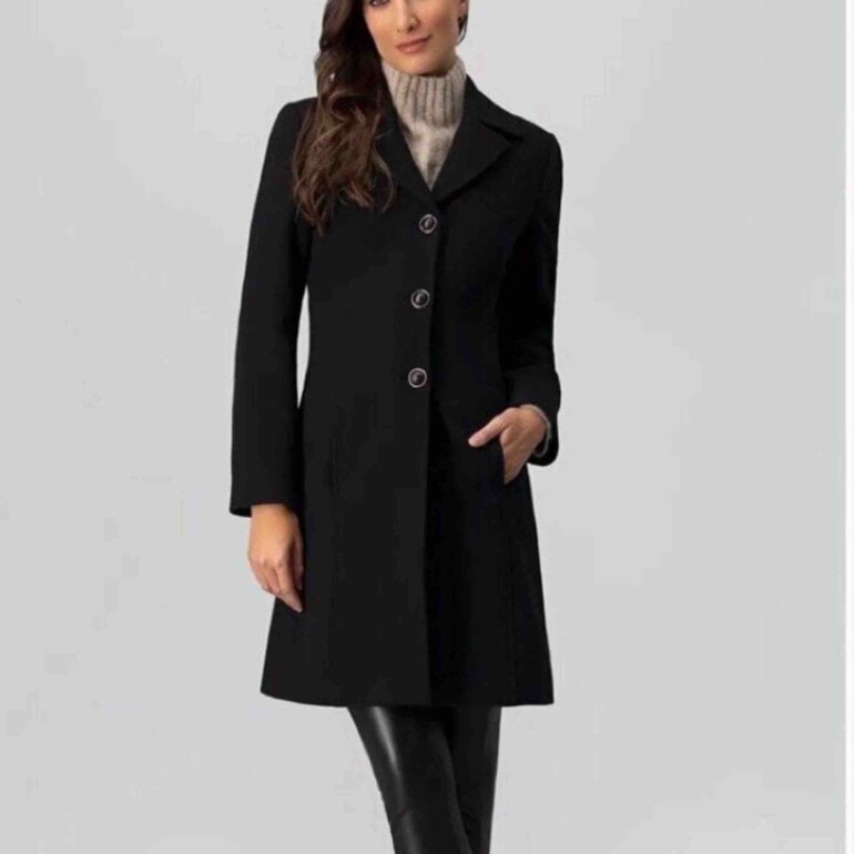Abrigo Negro Ivonne de segunda mano GoTrendier