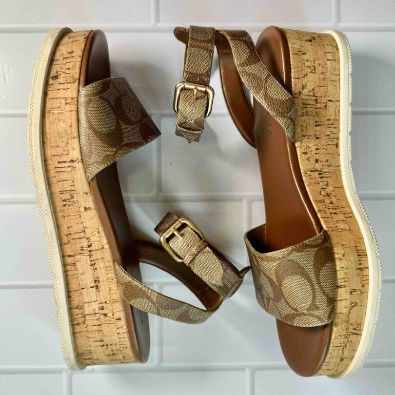 Slide Sandals Sandalias Coach Para Dama Precio Coach Sandalias