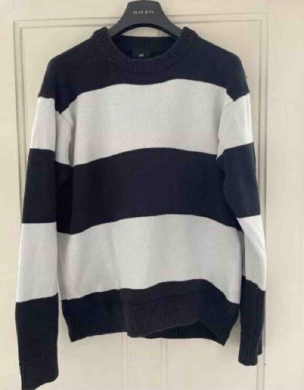 Suéter rayado oversize de H&M de segunda mano GoTrendier