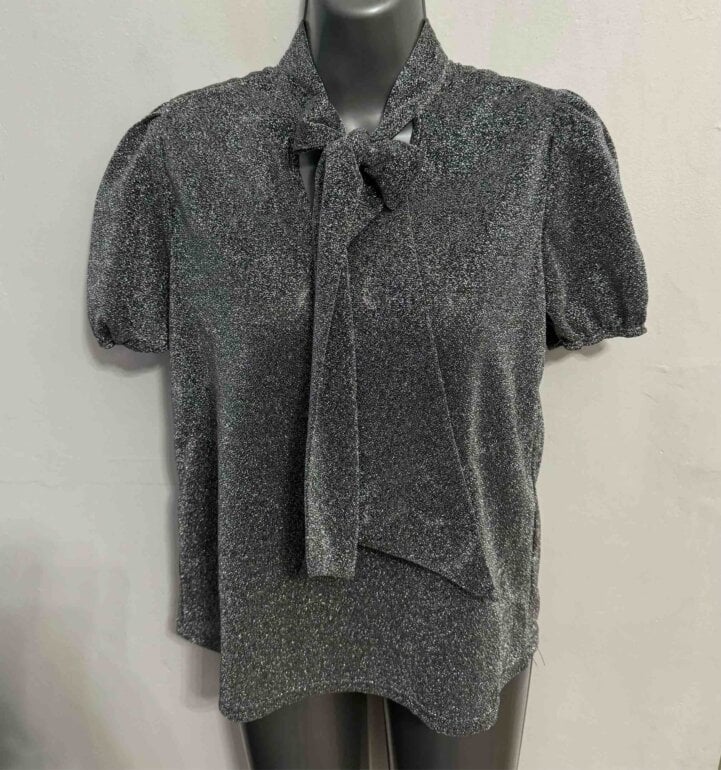 Mujer Shein Blusa De Brillos Shein Shein Blusas Con Transparencias