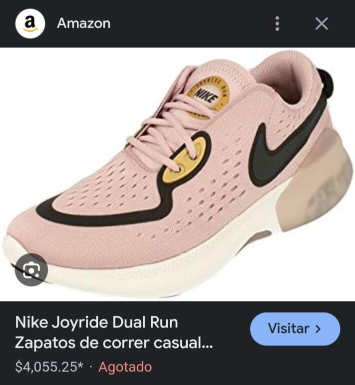 Tenis Nike Joyride #7 color rosa de segunda mano - GoTrendier