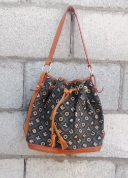BORSA A MANO 100% originale Coach pelle di struzzo nuova di zecca
