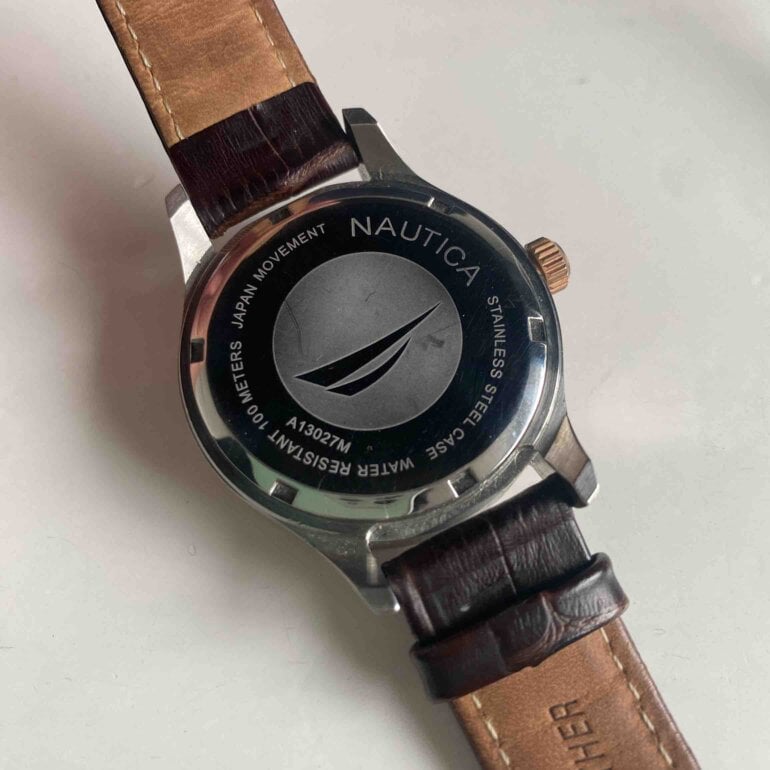 Reloj Náutica Hombre correa piel de Nautica de segunda mano