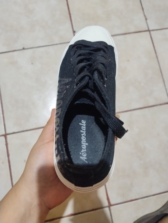 Calzado Tenis Aeropostale Mujer Negro Tennis Negros Aeropostale De