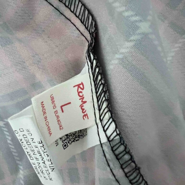 Falda tableada roja de Romwe de segunda mano GoTrendier