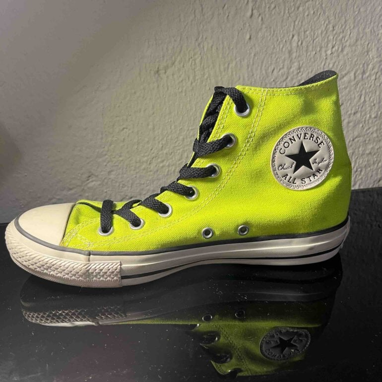 Low Top Converse Amarillo Neon Neon Yellow Tenis Amarillos