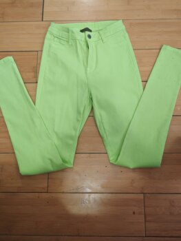 Amarillo Pantalones Verdes Fosforescentes Pantalón Verde