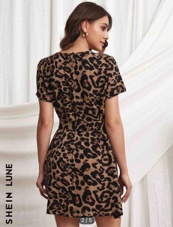 Vestido Animal Print de Shein de segunda mano GoTrendier