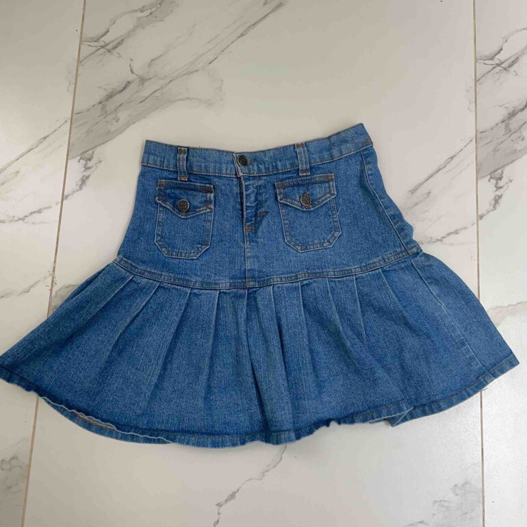 Falda de mezclilla de tiro alto de New York & Company de