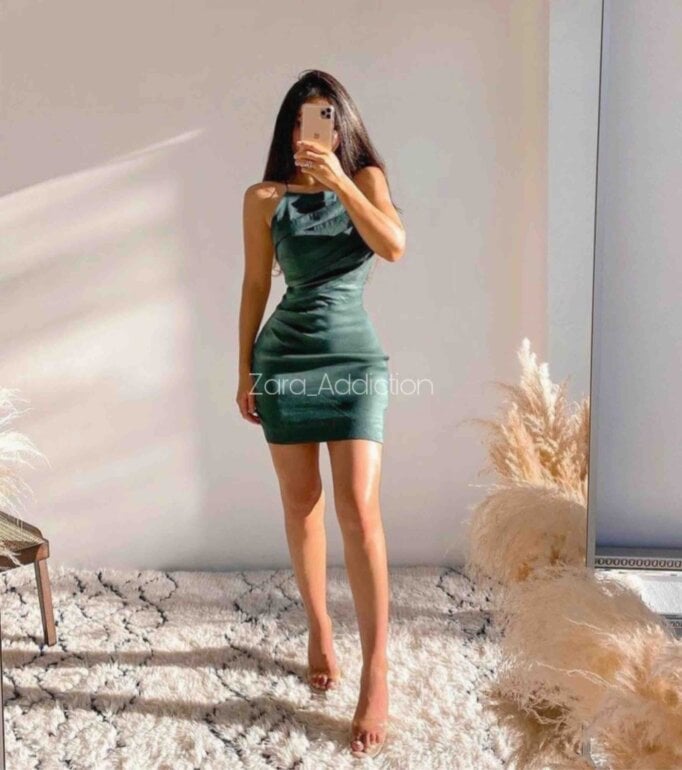 Vestido Midi Vestido Halter Estampado Zara Vestido Midi Halter