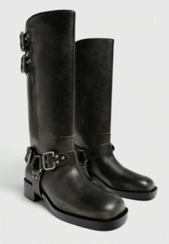 Botas Biker Botas Planas Mujer Stradivarius Botas Biker