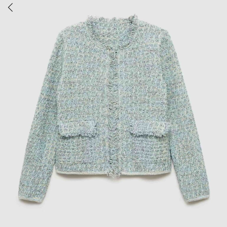 Chaqueta tweed – Mango de segunda mano GoTrendier