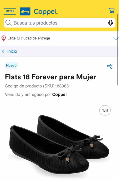 Flats negros 18 forever de segunda mano GoTrendier