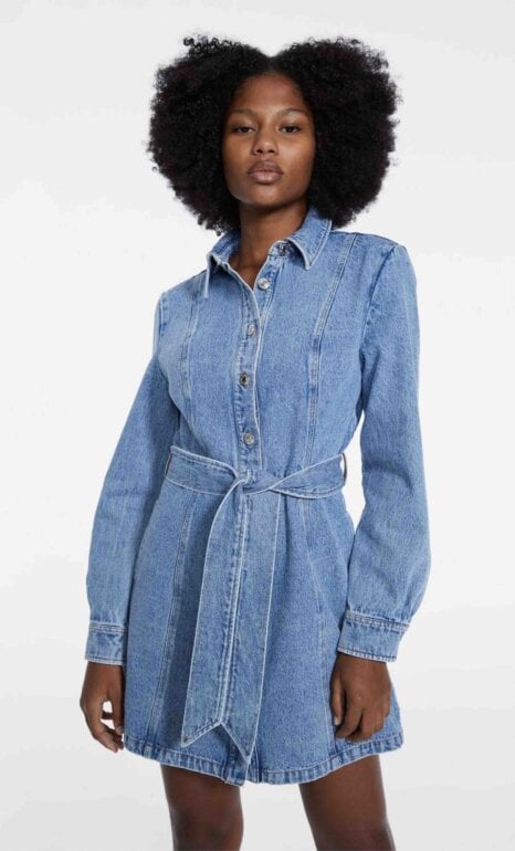 Stradivarius Nueva Coleccion De Ropa Vestido Denim Vestidos