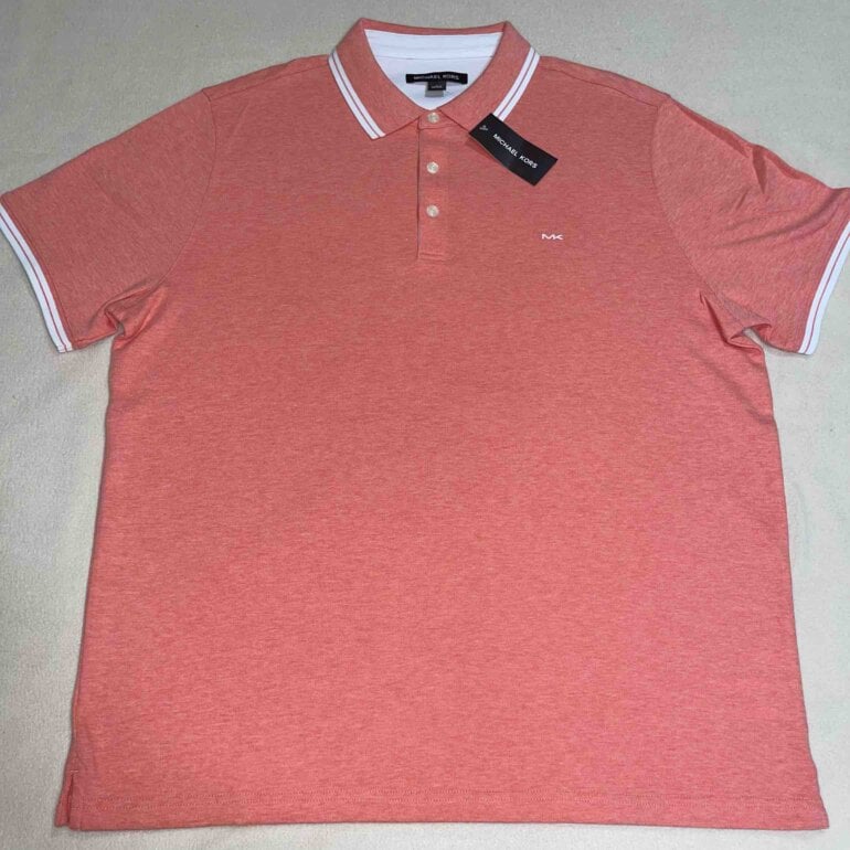 Polo Michael Kors Greenwich Para Hombre - Blanco