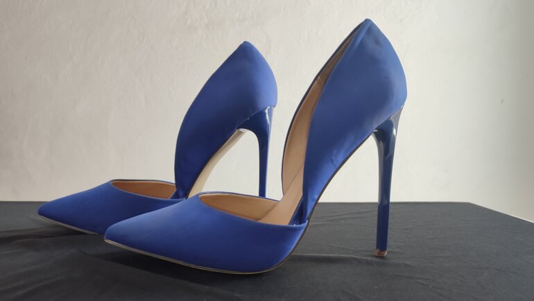 Tacones de ante marca Just Fab 11 US de Justfab de segunda mano