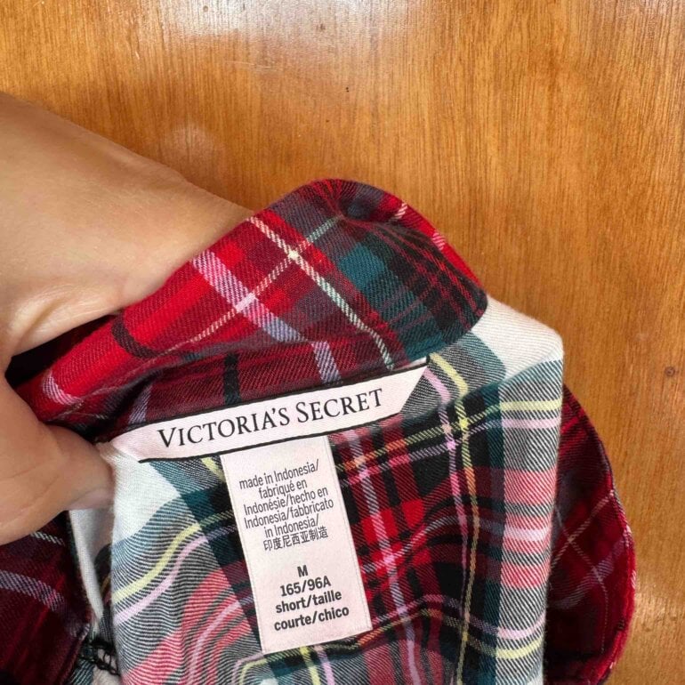 Pijama Mujer Pijama Victoria Secret Cuadros NEW Victorias Secret