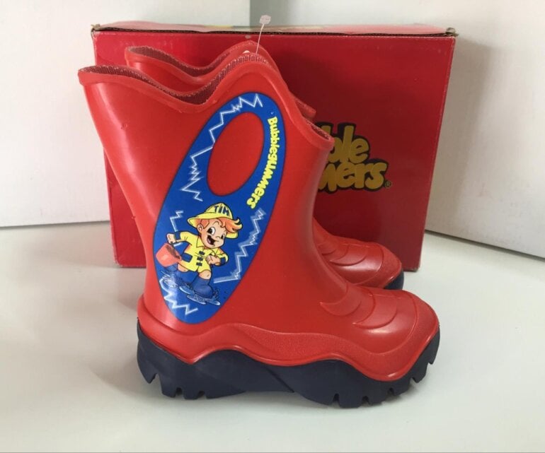 Botas Rojas Botas Bubble Gummers NiÃ±o Bota Lluvia Niño Bubble