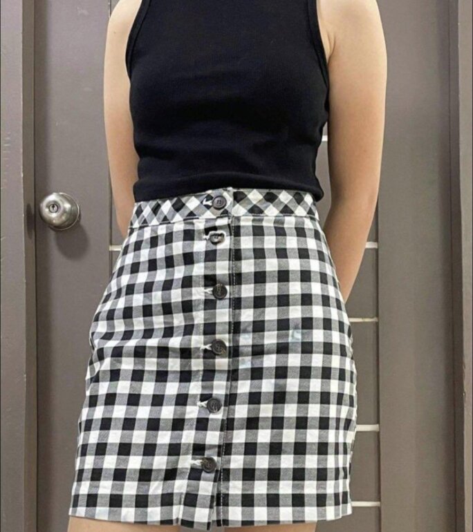 Falda Midi Cuadros Vichy Zara Falda Pantalon Zara Cuadros FALDA