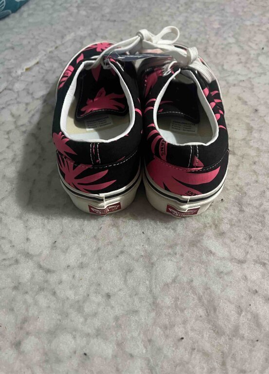 Zapatillas Deportivas Zapatos Vans Floreados Segunda Mano Tenis