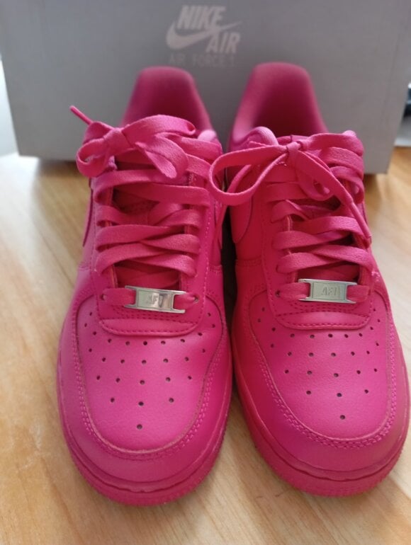 nike air force pink neon
