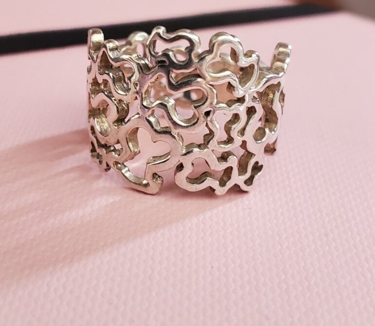 Sales Anillo Anillo Tous Milosos Plata Ring Anillo Tous Mil Osos