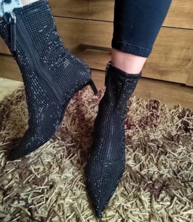 Botines Brillos Zara de segunda mano GoTrendier