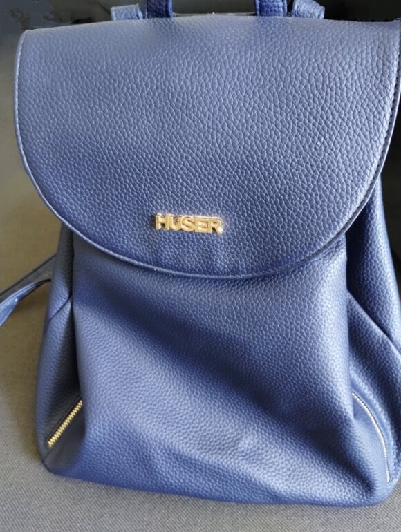 Bolsa huser tipo mochila azúl de segunda mano GoTrendier