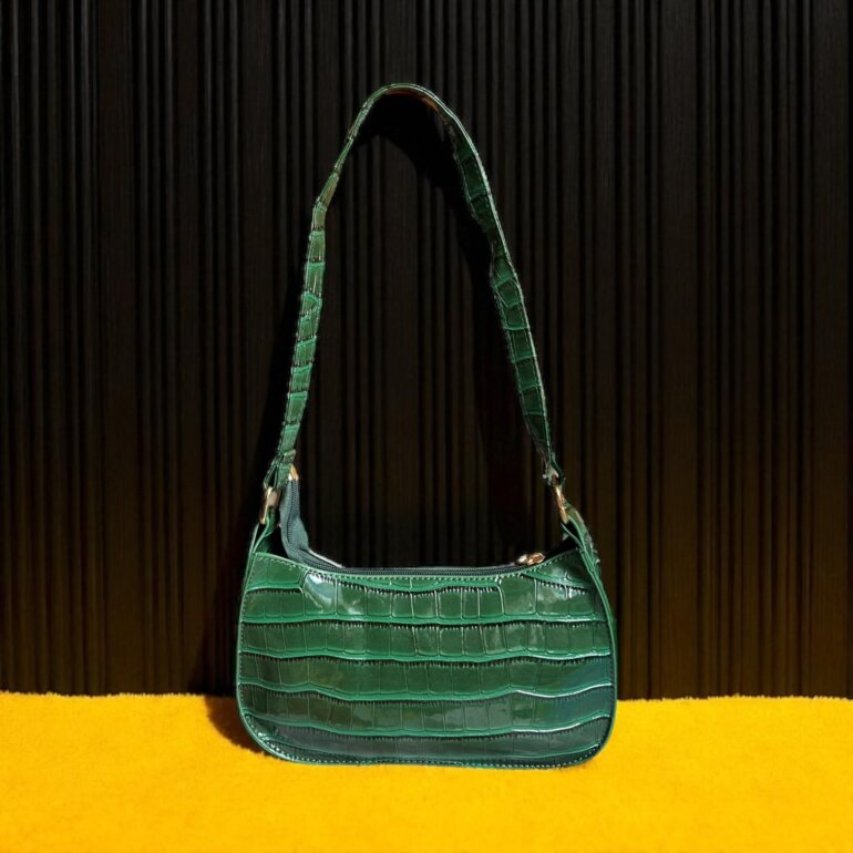 bolso fiesta verde musgo