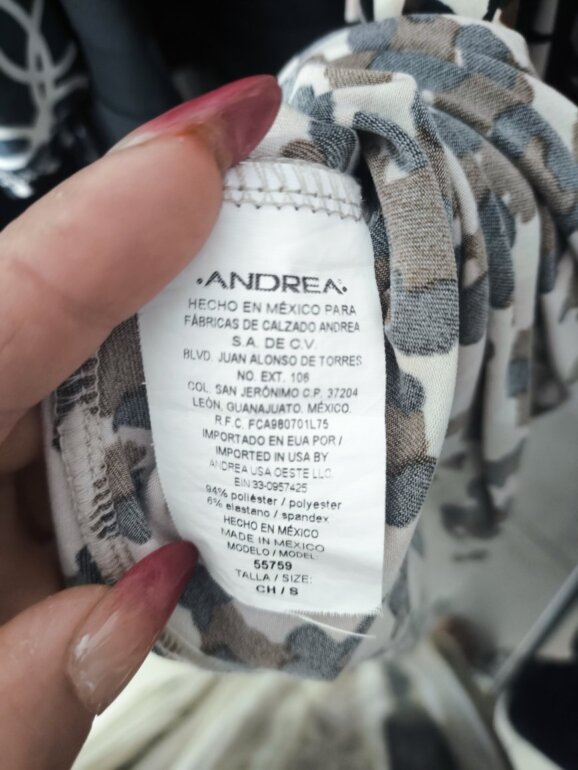 VESTIDO ANIMAL PRINT de Andrea de segunda mano GoTrendier