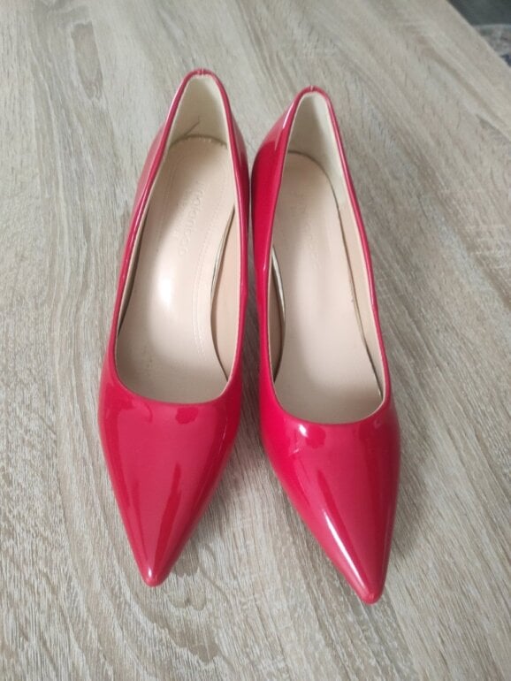 Zapatos Rojos Zapatos De Novia Usados Zapatos Tacon Eva Ontanaya