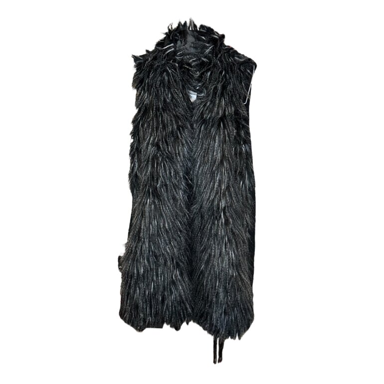 chaleco de pelo sintético mujer