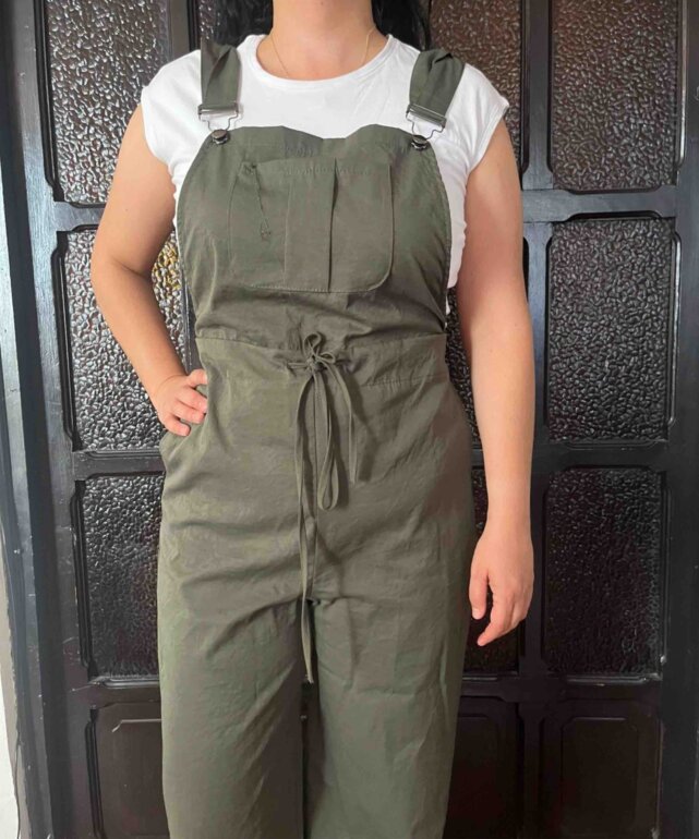Overol verde de tela de Coco Moda de segunda mano GoTrendier