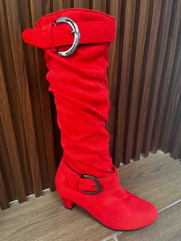 Botas Altas Botas Rojas Primark Paula Echevarría: Botas Altas De