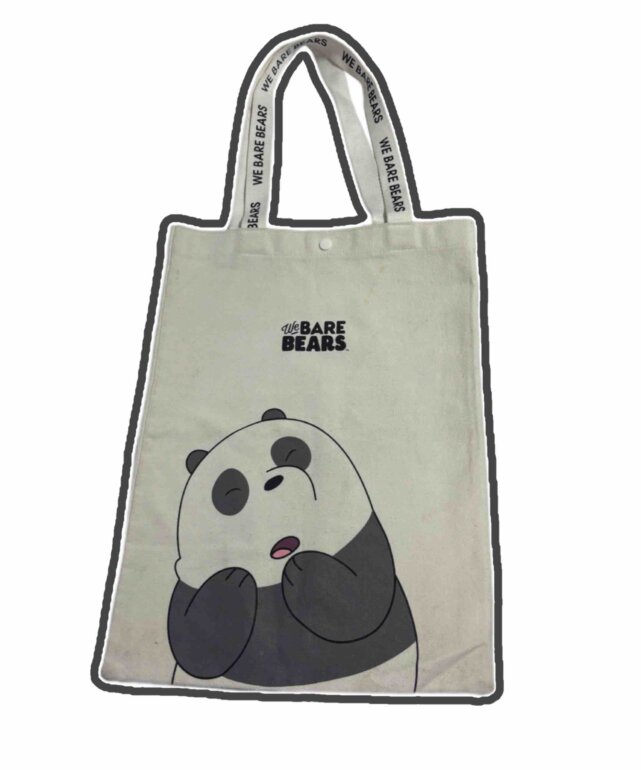 Tas Miniso We Bare Bears Tote Bag Tote Bag Escandalosos Miniso De