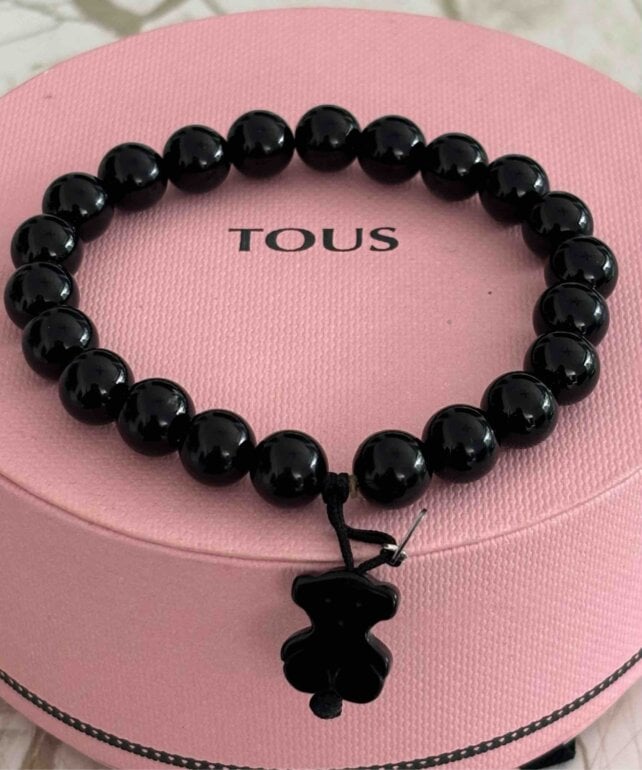 Onix Pulseras Tous Amazon Buy Silver Onyx Mini Bracelet Online