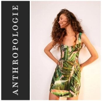 Vestido estampado Farm rio by Anthropolo de segunda mano GoTrendier