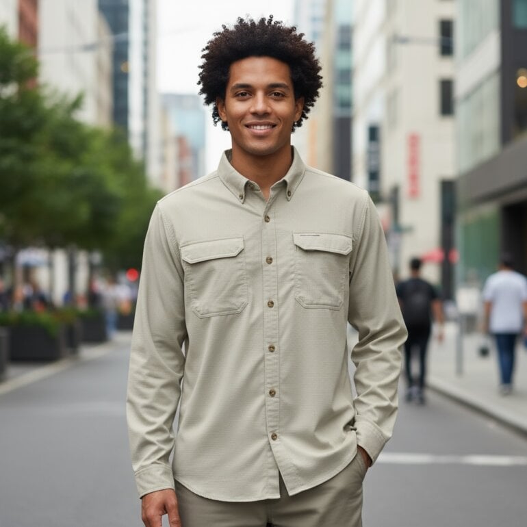 camisa outdoor hombre columbia