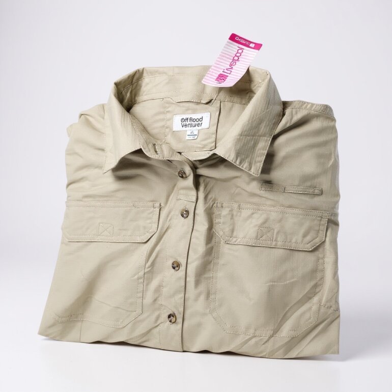 camisa outdoor beige