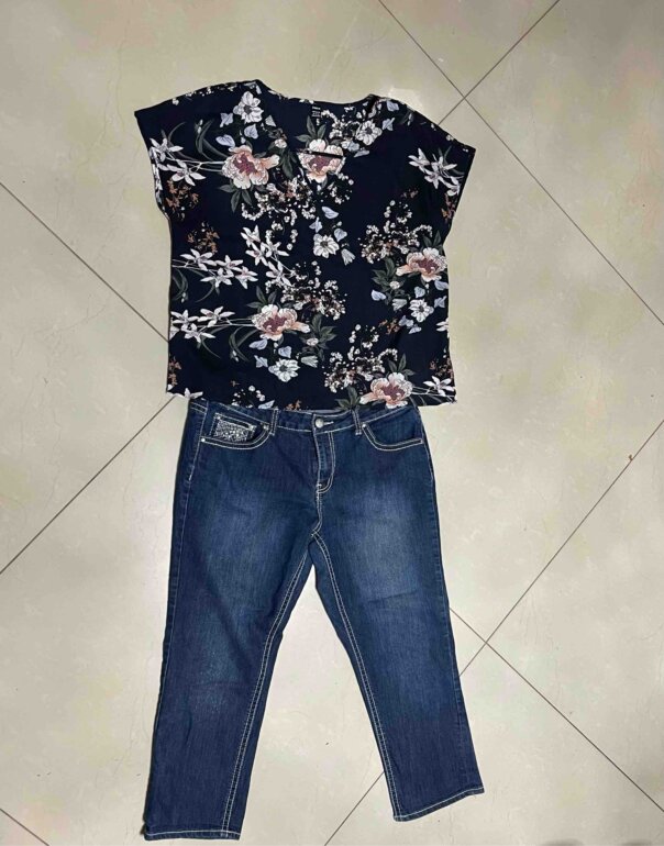 Conjunto casual blusaXL&pescador T14 de Shein de segunda mano