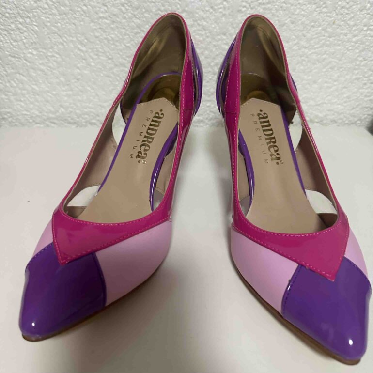 Zapatilla morada Andrea de segunda mano GoTrendier