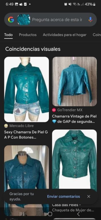 Chamarra de piel gap de segunda mano GoTrendier