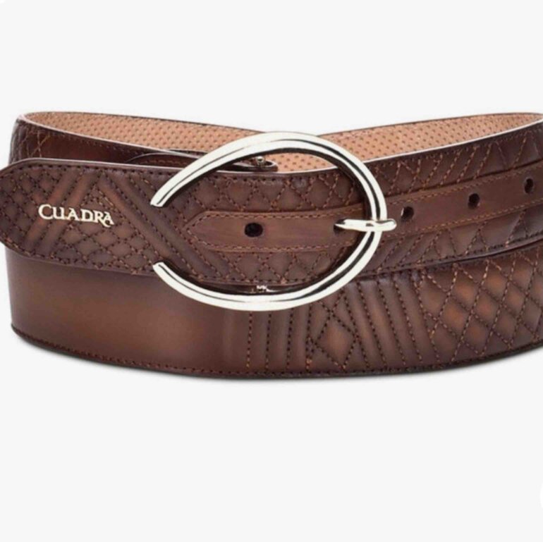 Cinturón Dama Cuadra En Piel De Bovino de segunda mano GoTrendier