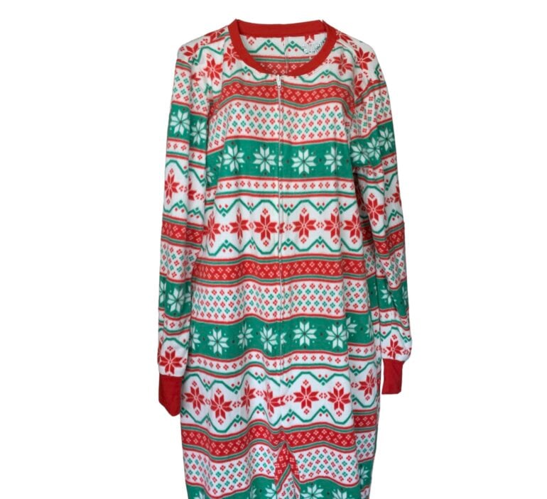 Mameluco navideño mujer Mameluco navideño rojo con blanco - Imagen 3