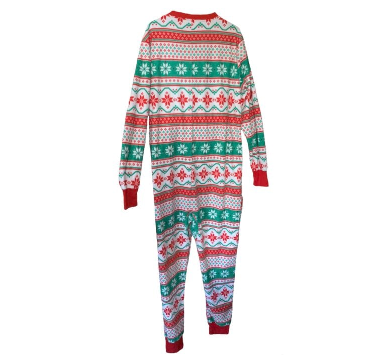 Mameluco navideño mujer Mameluco navideño rojo con blanco - Imagen 4