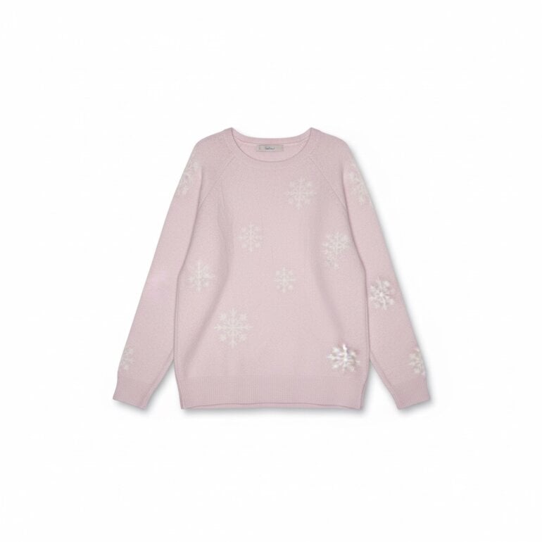 Sueter navideño rosa marca Loft