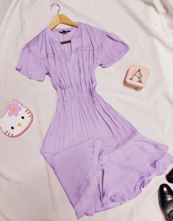 Vestido lavanda Vera Wang de Simply Vera Wang de segunda mano - GoTrendier