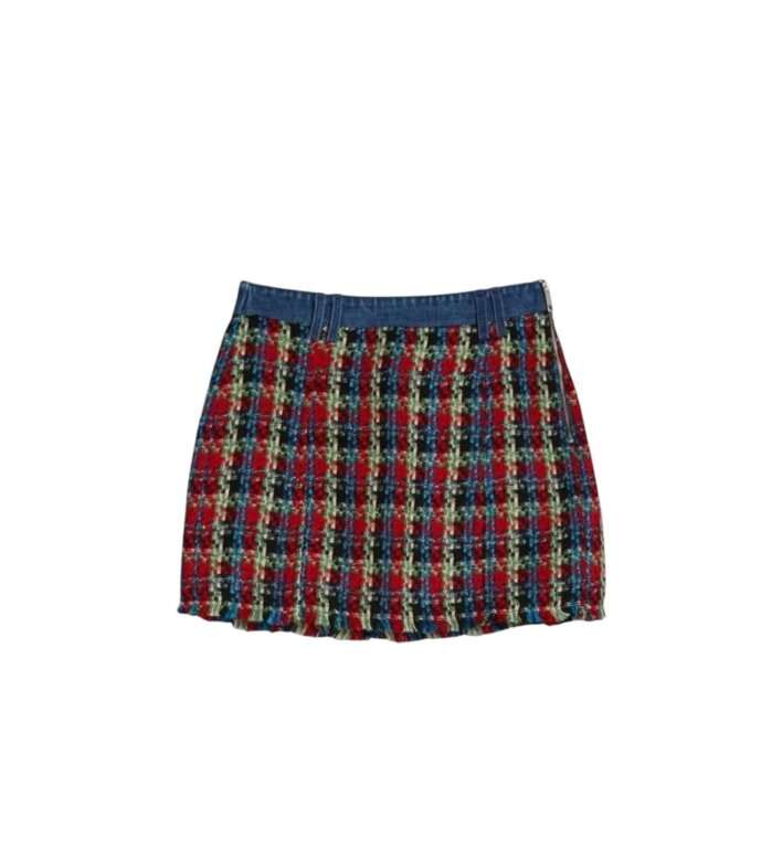 Falda Diseño Cuadros Bershka de segunda mano GoTrendier