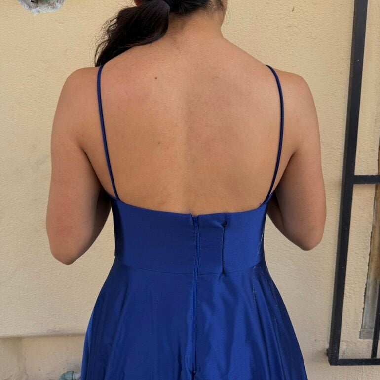 Vestido azul rey de color de segunda mano - GoTrendier