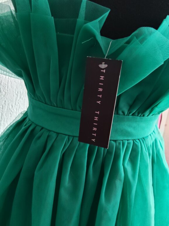 Vestido de tul verde de thirty/thirty de segunda mano - GoTrendier